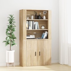 Armoire murale Chêne sonoma 80x33x80 cm Bois d'ingénierie 614436614436