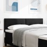 Tête de lit réglable en hauteur Noir 160 cm tissu 614439614439