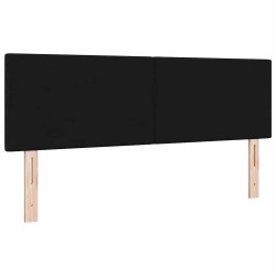 Tête de lit réglable en hauteur Noir 160 cm tissu 614439614439