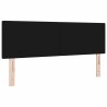 Tête de lit réglable en hauteur Noir 160 cm tissu 614439614439