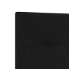 Tête de lit réglable en hauteur Noir 160 cm tissu 614439614439