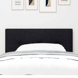 Tête de lit réglable en hauteur Noir 100 cm tissu 614442614442