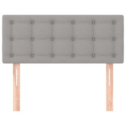 Tête de lit Gris clair 90x5x78/88 cm Tissu 614446614446