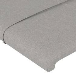 Têtes de lit Gris clair 200x5x78/88 cm Tissu 614447614447