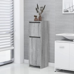 Armoire de bain Sonoma gris 30x30x95 cm Bois d'ingénierie 614454614454