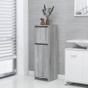 Armoire de bain Sonoma gris 30x30x95 cm Bois d'ingénierie 614454614454