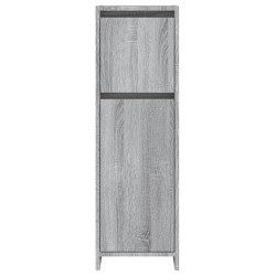 Armoire de bain Sonoma gris 30x30x95 cm Bois d'ingénierie 614454614454