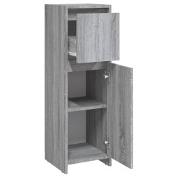 Armoire de bain Sonoma gris 30x30x95 cm Bois d'ingénierie 614454614454
