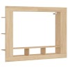 Meuble TV chêne sonoma 152x22x113 cm bois d'ingénierie 614455614455