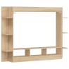 Meuble TV chêne sonoma 152x22x113 cm bois d'ingénierie 614455614455