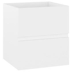 Armoire d'évier avec lavabo intégré Blanc Aggloméré 614456614456