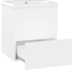 Armoire d'évier avec lavabo intégré Blanc Aggloméré 614456614456