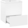 Armoire d'évier avec lavabo intégré Blanc Aggloméré 614456614456