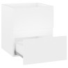 Armoire d'évier avec lavabo intégré Blanc Aggloméré 614456614456