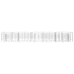 Lit surélevé à gabion Fer galvanisé 400x50x50 cm 614457614457