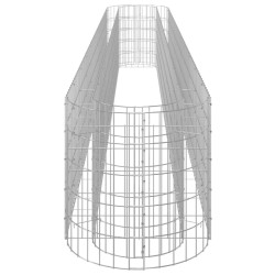 Lit surélevé à gabion Fer galvanisé 400x50x50 cm 614457614457