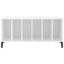 Armoire à disques blanc 100x38x48 cm bois d'ingénierie 614459614459