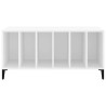 Armoire à disques blanc 100x38x48 cm bois d'ingénierie 614459614459