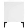 Armoire à disques blanc 100x38x48 cm bois d'ingénierie 614459614459