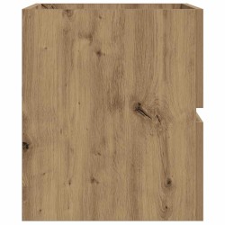 Armoire d'évier chêne artisanal 90x38,5x45 cm bois d'ingénierie 614460614460