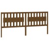 Tête de lit Marron miel 205,5x4x100 cm Bois massif de pin 614462614462