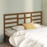 Tête de lit Marron miel 206x4x104 cm Bois massif de pin 614463614463