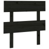 Tête de lit Noir 103,5x3x81 cm Bois massif de pin 614465614465