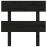Tête de lit Noir 103,5x3x81 cm Bois massif de pin 614465614465