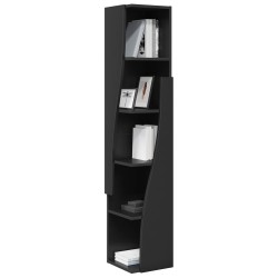 Meuble d'angle Noir 27,5x27x140cm Bois d'ingénierie 614466614466