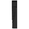 Meuble d'angle Noir 27,5x27x140cm Bois d'ingénierie 614466614466