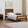 Tête de lit murale Marron miel 95,5x3x60 cm Bois massif de pin 614467614467