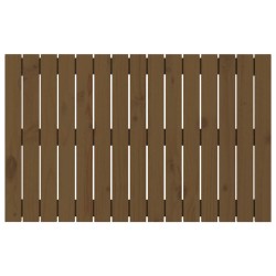 Tête de lit murale Marron miel 95,5x3x60 cm Bois massif de pin 614467614467