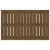 Tête de lit murale Marron miel 95,5x3x60 cm Bois massif de pin 614467614467