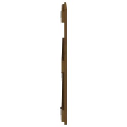 Tête de lit murale Marron miel 95,5x3x60 cm Bois massif de pin 614467614467