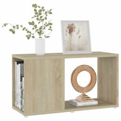 Meuble TV Chêne sonoma 60x24x32 cm Bois d'ingénierie 614468614468