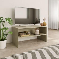 Meuble TV Chêne sonoma 80x40x40 cm Bois d’ingénierie 614469614469
