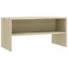 Meuble TV Chêne sonoma 80x40x40 cm Bois d’ingénierie 614469614469