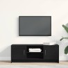 Meuble TV en chêne noir 102 x 30 x 37,5 cm bois d'ingénierie 614472614472
