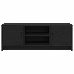 Meuble TV en chêne noir 102 x 30 x 37,5 cm bois d'ingénierie 614472614472