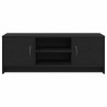 Meuble TV en chêne noir 102 x 30 x 37,5 cm bois d'ingénierie 614472614472