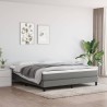 Matelas de lit à ressorts ensachés fermeté moyenne 152x203x20 cm tissu 614473614473