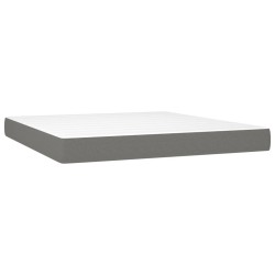 Matelas de lit à ressorts ensachés fermeté moyenne 152x203x20 cm tissu 614473614473