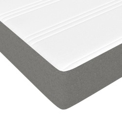 Matelas de lit à ressorts ensachés fermeté moyenne 152x203x20 cm tissu 614473614473