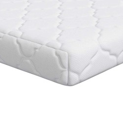 Matelas Blanc 80 x 160 cm Tissu jacquard 614476614476