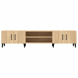 Meuble TV Chêne Sonoma 180x31,5x40 cm Bois d'ingénierie 614477614477