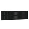 Tête de lit murale Noir 185x3x60 cm Bois massif de pin 614480614480