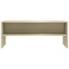 Meuble TV Chêne sonoma 100x40x40 cm Bois d'ingénierie 614482614482