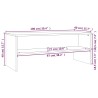 Meuble TV Chêne sonoma 100x40x40 cm Bois d'ingénierie 614482614482