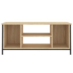 Meuble TV chêne sonoma 102x35x45 cm bois d'ingénierie 614483614483