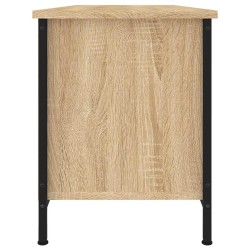 Meuble TV chêne sonoma 102x35x45 cm bois d'ingénierie 614483614483
